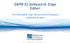SAP IQ Software16, Edge Edition. The Affordable High Performance Analytical Database Engine