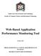 Web-Based Application Performance Monitoring Tool