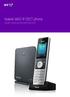 Yealink W60 IP DECT phone. A guide to using your phone with Cloud Voice