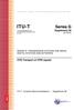 ITU-T. Series G Supplement 56 (07/2015) OTN Transport of CPRI signals SERIES G: TRANSMISSION SYSTEMS AND MEDIA, DIGITAL SYSTEMS AND NETWORKS