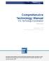 Comprehensive Technology Manual For Technology Coordinators
