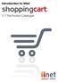 Introduction to iinet. shoppingcart. 3/ 7 The Product Catalogue