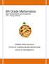 8 th Grade Mathematics Rigid Transformations and Congruence Unit 1 Pacing Calendar