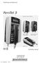 FernTel 3. Weatherproof telephone. Operating manual. Version 21 keys with display. Version without keys, without display
