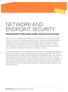 NETWORK AND ENDPOINT SECURITY