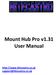 Mount Hub Pro v1.31 User Manual