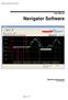 Navigator Software User s Manual. User Manual. Navigator Software. Monarch Instrument Rev 0.98 May Page 1 of 17