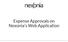 Expense Approvals on Nexonia s Web Application
