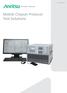 Mobile Chipset Protocol Test Solutions. Product Brochure
