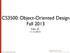 CS3500: Object-Oriented Design Fall 2013