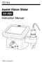 Assist Vision Slider. AV-300 Instruction Manual. TIMES Corporation