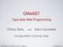 QWeSST. Type-Safe Web Programming. Thierry Sans and Iliano Cervesato. Carnegie Mellon University Qatar