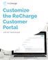 Customize the ReCharge Customer Portal. with the Theme Engine
