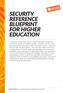 SECURITY REFERENCE BLUEPRINT FOR HIGHER EDUCATION