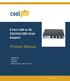 8 Port USB to RS- 232/422/485 Octal Adapter. Product Manual. Coolgear, Inc. Version 1.1 April 2018 Model Number: USB-8COMi-RM.