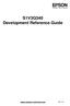 S1V3G340 Development Reference Guide