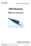 GPS Receiver. USB Driver Setup Guide. USB Driver for PL2303 Setup Manual