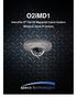 O2iMD1. Intensifier IP Full HD Megapixel Indoor/Outdoor Miniature Dome IP Camera