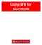 Using SFB for Macintosh