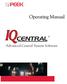 Operating Manual IQCENTRAL. Advanced Central System Software