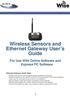 Wireless Sensors and Ethernet Gateway User s Guide
