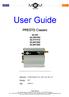 User Guide. PRESTO Classic CL101 CL102/103 CL111/112 CL201/202 CL301/302. Reference: PrestoClassicCLxxx_1052_UG_002_UK