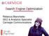 Search Engine Optimization. Rebecca Blanchette SEO & Analytics Specialist Carnegie Communications