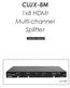 CLUX-8M 1x8 HDMI Multi-channel Splitter