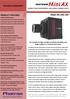 PRODUCT FEATURES: TECHNICAL DATASHEET COMPACT HIGH-PERFORMANCE HIGH-SPEED CAMERA SYSTEM. Model 50/100/200