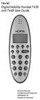 Nortel Digital Mobility Handset 743X and 744X User Guide