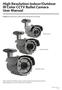 High Resolution Indoor/Outdoor IR Color CCTV Bullet Camera User Manual