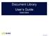 Document Library User s Guide Guest Users. 1 SUEZ Proprietary