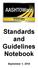Standards and Guidelines Notebook