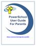 PowerSchool User Guide For Parents