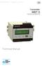 Transmitter WST 3 From prog. name W001A100. Technical Manual