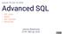 Lecture 19: Oct 19, Advanced SQL. SQL Joins dbplyr SQL Injection Resources. James Balamuta STAT UIUC