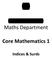 Core Mathematics 1 Indices & Surds