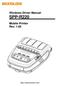Windows Driver Manual SPP-R220 Mobile Printer Rev. 1.00