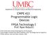 CMPE 415 Programmable Logic Devices FPGA Technology I