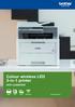Colour wireless LED 3-in-1 printer DCP-L3550CDW.