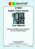 DTM30 Digital Tower Master. User Manual