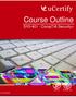 SY CompTIA Security+ Course Outline. SY CompTIA Security+ 31 Oct