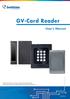 GV-Card Reader. User s Manual