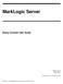 MarkLogic Server. Query Console User Guide. MarkLogic 9 May, Copyright 2018 MarkLogic Corporation. All rights reserved.