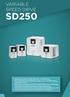SD250 VARIABLE SPEED DRIVE