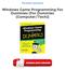 Read & Download (PDF Kindle) Windows Game Programming For Dummies (For Dummies (Computer/Tech))