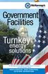 Turnkey. Government Facilities. energy solutıons MECHANICAL AND CONTROL SYSTEM EXPERTISE