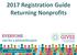2017 Registration Guide Returning Nonprofits