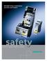 SIGUARD Safety Combinations and Safe Load Feeders. safety INTEGRATED