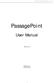PassagePoint. PassagePoint. User Manual. Version 4.5